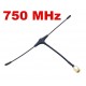 Aнтeнa управления для передатчика FPV дрона 750Mhz SMA диполь