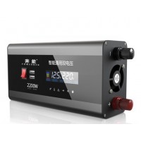 Інвертор 2200W 12V/24V з РК дисплеєм 2xUSB (IPC2200U)