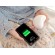 Зеркало для макияжа с LED подсветкой, подогревом рук и Power Bank 4500Mah сердце белое (MP-L4-W) УЦЕНКА !!!