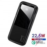 УМБ Power Bank Usams 10000 mAh 22.5W 2xUSB, 1xType-C черный 2 входа - microUSB, USB Type-C (US-CD161)
