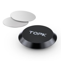Автодержатель для телефона магнитный TOPK черный (TKD21-BL)