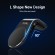 Автодержатель для телефона магнитный TOPK 360 черный (TKD11-BL)
