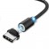 Магнитный кабель для зарядки Usams USB Type-C 1m 2.1A 360° черный (US-SJ293-BL)