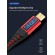 Кабель синхронизации Topk USB Type-C 1m 3A нейлоновый красный (TK42C-VER2-RD)