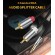 Аудио кабель Topk Jack 3.5 мм - 2 RCA 1м черный (TKL14-BL)