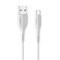 Кабель синхронизации Usams USB Type-C 1m 2A белый (US-SJ372-WT)