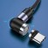 Магнитный кабель синхронизации Topk USB Type-C QC3.0 1m 3A 540° нейлоновый черный (TK66C-VER2-BL)