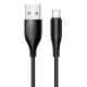 Кабель синхронизации Usams USB Type-C 1m 2A черный (US-SJ267-BL)