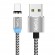 Магнитный кабель для зарядки Topk iPhone 1m 2.1A 360° Silver (TK17i-VER2-SL)