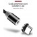 Магнитный кабель для зарядки Usams USB Type-C 1m 2.1A 360° черный (US-SJ293-BL)