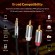 Аудио кабель Topk Jack 3.5 мм - 2 RCA 1м черный (TKL14-BL)