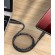 Кабель синхронизации Usams MicroUSB 2m 2.1A нейлоновый черный (US-SJ396-BL)