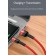 Кабель синхронизации Usams USB Type-C 1m 3A нейлоновый красный (US-SJ313-RD)