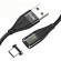 Магнитный кабель синхронизации Topk USB Type-C 1m 3A черный (TK61C-VER2-BL)