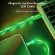 Светящийся магнитный кабель для зарядки Topk USB Type-C 1m 2.4A 360° зеленый (TK67C-VER2-GE)