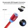 Магнитный кабель для зарядки Topk 3 в 1 360° красный (TK17-3-VER2-RD)