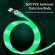 Светящийся магнитный кабель для зарядки Topk USB Type-C 1m 2.4A 360° зеленый (TK67C-VER2-GE)