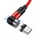 Магнитный кабель для зарядки Topk USB Type-C 1m 2.4A 540° красный (TK59C-VER2-RD)