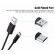 Кабель синхронизации Usams U-Gee Series MicroUSB 1m 2.1A черный (US-SJ039-BL)