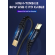 Кабель синхронизации Topk PD USB Type-C Power Delivery 60W 3A 1m нейлоновый черный (TKP42C-VER2-BL)