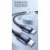 Кабель синхронизации Usams Super Quick Charge USB Type-C Power Delivery 100W 5A 1.2m нейлоновый черный (US-SJ524)