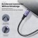 Кабель синхронизации Topk Micro USB 1m 2.4A нейлоновый серый (TK10U-VER2-GR)
