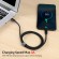 Кабель синхронизации Topk PD USB Type-C Power Delivery 60W 3A 1m нейлоновый черный (TK80C-VER2-BL)
