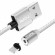 Магнитный кабель для зарядки Topk iPhone 1m 2.1A 360° Silver (TK17i-VER2-SL)