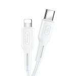Кабель синхронизации Usams PD USB Type-C для Apple iPhone 30W 2A 1.2m белый (US-SJ406-WT)