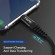 Кабель синхронизации Topk USB Type-C 1m 3A нейлоновый черный (TK42C-VER2-BL)