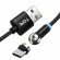 Магнитный кабель для зарядки Topk USB Type-C 1m 2.4A 360° черный (TK28C-VER2-BL)
