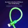 Светящийся магнитный кабель для зарядки Topk microUSB 1m 2.4A 360° зеленый (TK67U-VER2-GE)