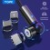 Магнитный кабель для зарядки Topk 3 в 1 1m 2.4A 540° черный (TK68-3-VER2-BL)