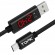 Кабель синхронизации Topk microUSB 1m 2.4A с индикатором нейлоновый черный (TK27U-VER2-BL)