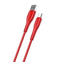 Кабель синхронизации Usams USB Type-C быстрая зарядка для HUAWEI и OPPO 1m 5A красный (US-SJ376-RD)