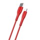 Кабель синхронизации Usams USB Type-C быстрая зарядка для HUAWEI и OPPO 1m 5A красный (US-SJ376-RD)