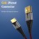 Кабель синхронизации Topk microUSB 1m 2.4A нейлоновый серый (TK83U-VER2-GR)