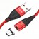 Магнитный кабель синхронизации Topk microUSB 2m 2.4A красный (TK61U2-VER2-RD)