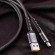 Кабель синхронизации Usams USB Type-C 1.2m 5A нейлоновый черный (US-SJ289-BL)