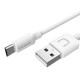 Кабель синхронизации Usams MicroUSB 1m 2A белый (US-SJ098-WT)