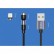 Магнитный кабель для зарядки Topk iPhone 1m 2.4A 540° черный (TK59i-VER2-BL)