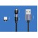 Магнитный кабель для зарядки Topk USB Type-C 1m 2.4A 540° черный (TK59C-VER2-BL)