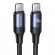 Кабель синхронизации Usams Super Quick Charge USB Type-C Power Delivery 100W 5A 1.2m нейлоновый черный (US-SJ524)