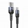Кабель синхронизации Usams MicroUSB 1m 2A нейлоновый черный (US-SJ312-BL)