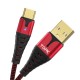 Кабель синхронизации Topk USB Type-C 1m 3A нейлоновый красный (TK83C-VER2-RD)
