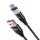 Магнитный кабель синхронизации Topk iPhone 1m 2.1A черный (TK63i-VER2-BL)