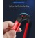 Кабель синхронизации Topk USB Type-C 1m 3A нейлоновый красный (TK42C-VER2-RD)