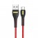 Кабель синхронизации Usams USB Type-C 1m 2.1A нейлоновый красный (US-SJ390-RD)