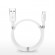 Магнитный кабель зарядки и синхронизации Topk microUSB 1m 3A белый (TK07U-VER2-WT)