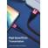 Кабель синхронизации Topk microUSB 1m 2.4A нейлоновый красный (TK83U-VER2-RD)